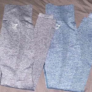 Gymshark - Vital seamless leggings set of 2 grey and blue